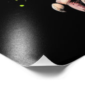 Impression Photo Mignons Singe Écouter Musique, Musique Singe Obséd (Coin)