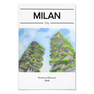 Impression Photo Milan Architecture Skyscraper Vertical Forest