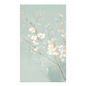 Impression Photo Minimalist Japandi Floral Wall Art Print (Devant)