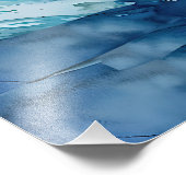 Impression Photo Mirage arctique : Le Monarque de la natation (Coin)