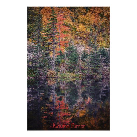 Impression Photo Miroir d'automne (Devant)