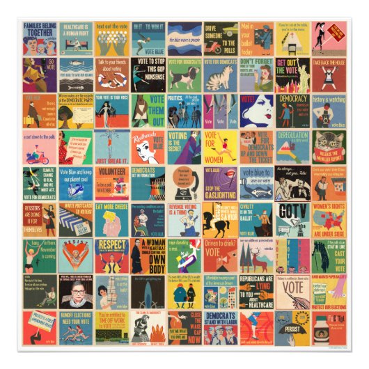 Impression Photo MISE À JOUR ! Affiche de mème politique Helen Stic (Devant)