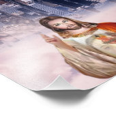 Impression Photo Miséricorde divine, Saint Faustina, Jésus Je fais (Coin)