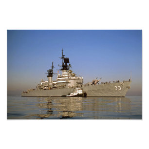 IMPRESSION PHOTO MISSILE GUIDÉ DE CROISEUR DE MARINE DU RENARD