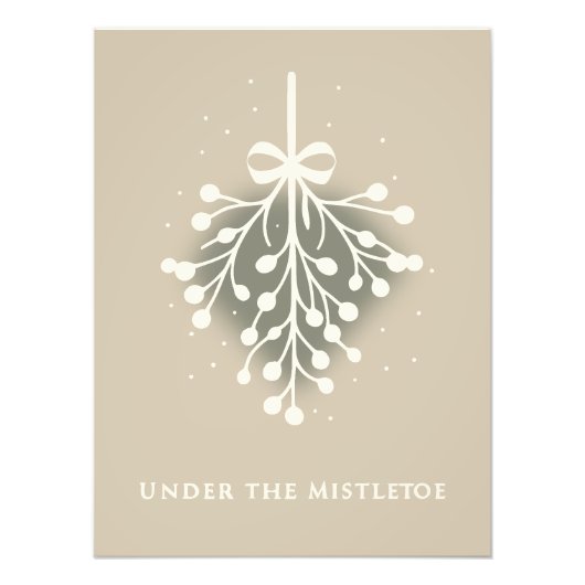 Impression Photo Mistletoe de Noël (Devant)