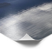 Impression Photo Misty Alaskan Sea dans les tons bleu (Coin)