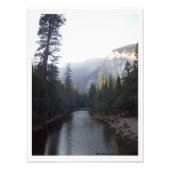 Impression Photo "Misty Mountain River" Yosemite Valley Imprimer (Devant)