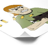 Impression Photo mitrailleuse (Coin)