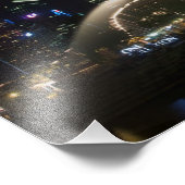 Impression Photo Mlion de Singapour sur Skyline (Coin)