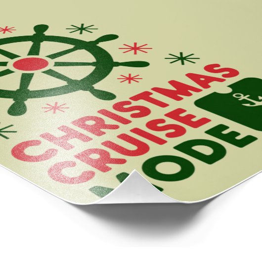 Impression Photo Mode Croisière de Noël En Bateau Noël 2024 (Coin)