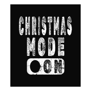 Impression Photo Mode Noël activé - Fun Christmas Holiday