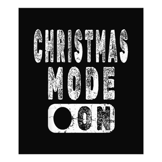 Impression Photo Mode Noël activé - Fun Christmas Holiday (Devant)