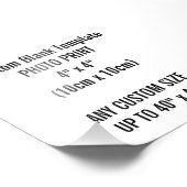 Impression Photo Modèle blanc d'impression personnalisée 4 po x 4 p (Coin)