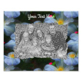 Impression Photo Modèle de cadre Clematis blanc (Devant)