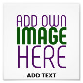 IMPRESSION PHOTO MODELE DE TEXTE D'IMAGE BLANC SIMPLE ÉDITABLE MODE (Devant)