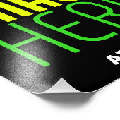 IMPRESSION PHOTO MODÈLE DE TEXTE D'IMAGE NOIRE SIMPLE ET MODERNE (Coin)