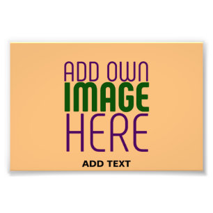 IMPRESSION PHOTO MODELE DE TEXTE D'IMAGE ORANGE PECHE ÉDITABLE MODE