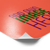 IMPRESSION PHOTO MODELE DE TEXTE D'IMAGE TOMATE ROUGE ÉDITABLE MODE (Coin)