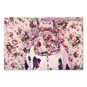 Impression Photo Modèle Floral Créatif Camouflage Mélange Personne