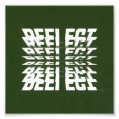 Impression Photo Modern Green Wall Art with Rotating Text - soccer  (Devant)