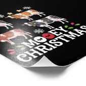 Impression Photo Moey Christmas Cow Lover Ferme de vacances Agritou (Coin)