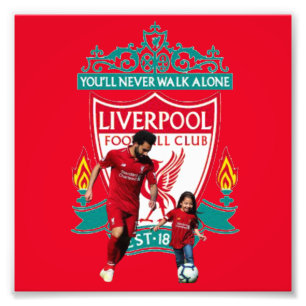 Impression Photo Mohamed Salah et Liverpool.