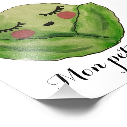 Impression Photo Mon Petit Chou Cabbage Imprimer (Coin)