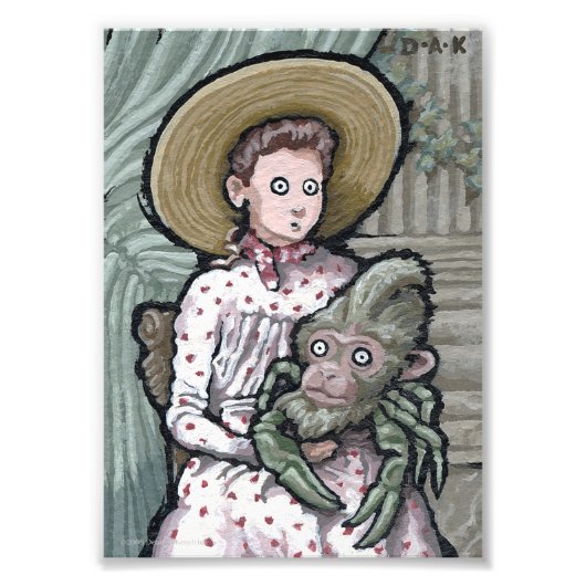 Impression Photo Mon Premier Animal #3 - Surreal Odd Goth Creator (Devant)