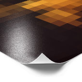 Impression Photo Mona Lisa 2 Pixellée (Coin)