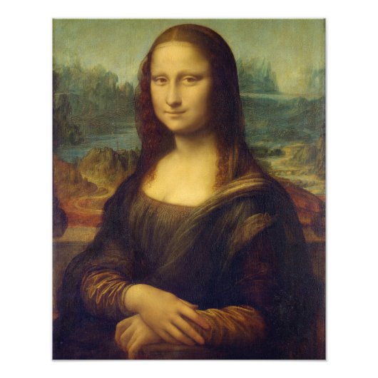 Impression Photo Mona Lisa By Leonardo Da Vinci (Devant)