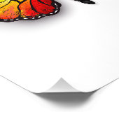 Impression Photo Monarque papillon arc-en-ciel (Coin)