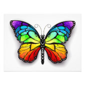Impression Photo Monarque papillon arc-en-ciel (Devant)