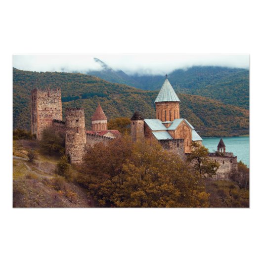 Impression Photo Monastère d'Ananuri Géorgie (Devant)