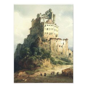 Impression Photo Monastère de la Sacra di San Michele Art alpin