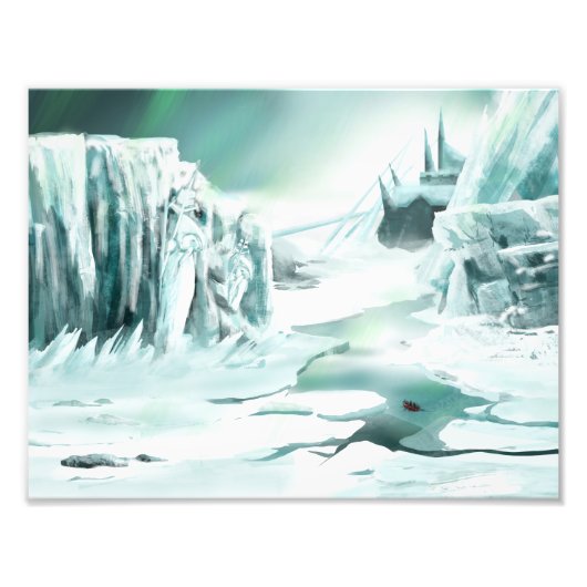 Impression Photo Monde de glace Imaginaire (Devant)