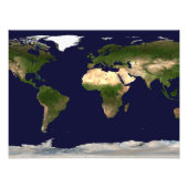 Impression Photo Monde entier - Planète Terre (Devant)