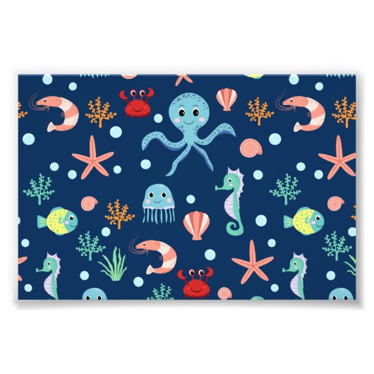 Impression Photo Monde marin (Devant)