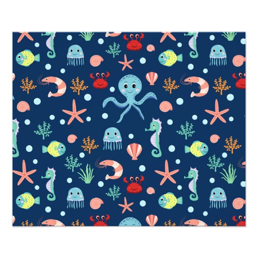 Impression Photo Monde marin (Devant)