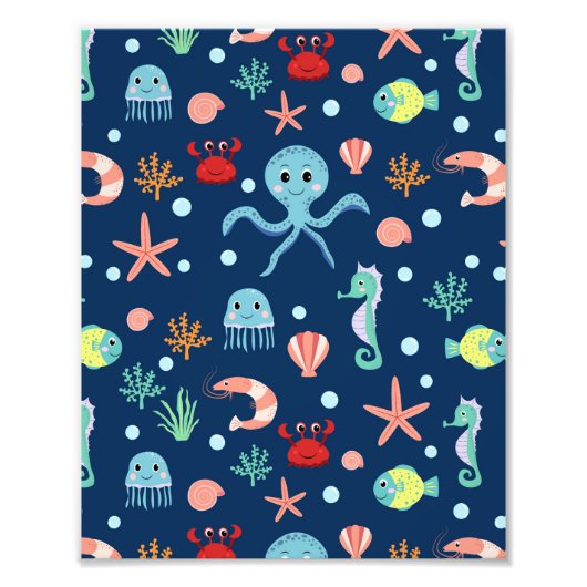 Impression Photo Monde marin (Devant)