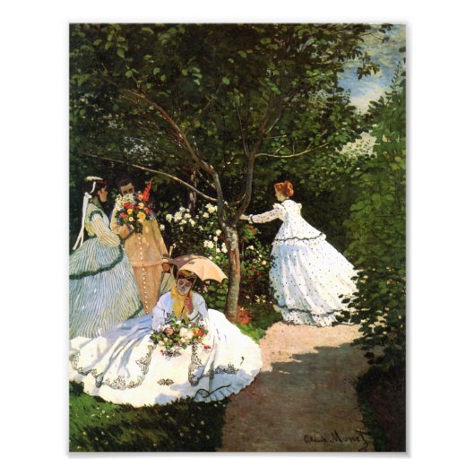 Impression Photo Monet Femmes dans le jardin (Devant)