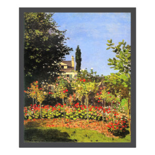 Impression Photo Monet - Jardin en fleurs