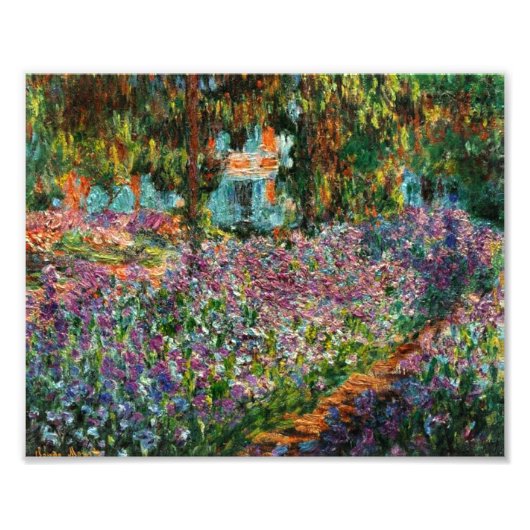 Impression Photo Monet Le jardin de l'artiste à Giverny (Devant)