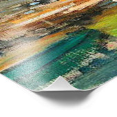 Impression Photo Monet - Le Pont sur la Seine, (Coin)