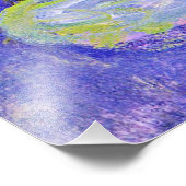 Impression Photo Monet - Lys d'eau et Agapanthus (Coin)