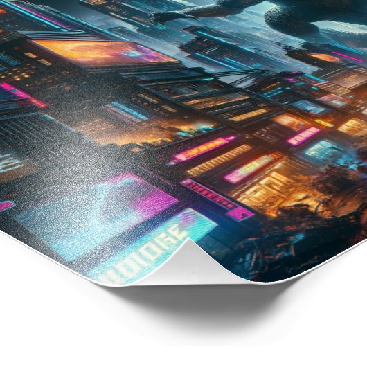 Impression Photo Monstre géant Lizard (Coin)