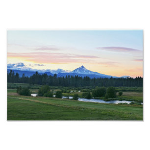 Impression Photo Mont Jefferson, Volcan de l'Oregon