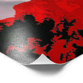 IMPRESSION PHOTO MONTAGNE ROUGE (Coin)