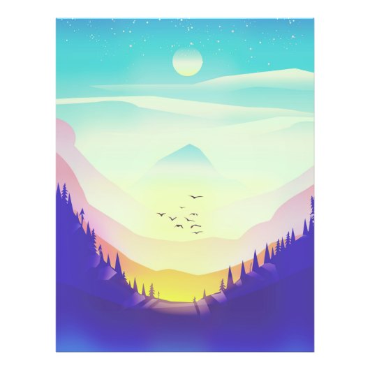 Impression Photo Montagnes (Devant)