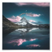 Impression Photo Montagnes appelant 2. (Devant)