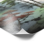 Impression Photo Montagnes Peinture asiatique (Coin)